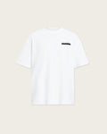 AllSaints Redact Oversized Embroidered Logo T-Shirt