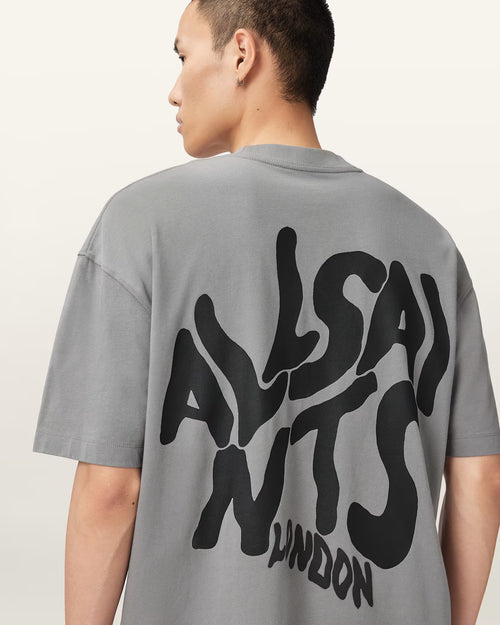 AllSaints Orlando Logo Print Oversized T-Shirt