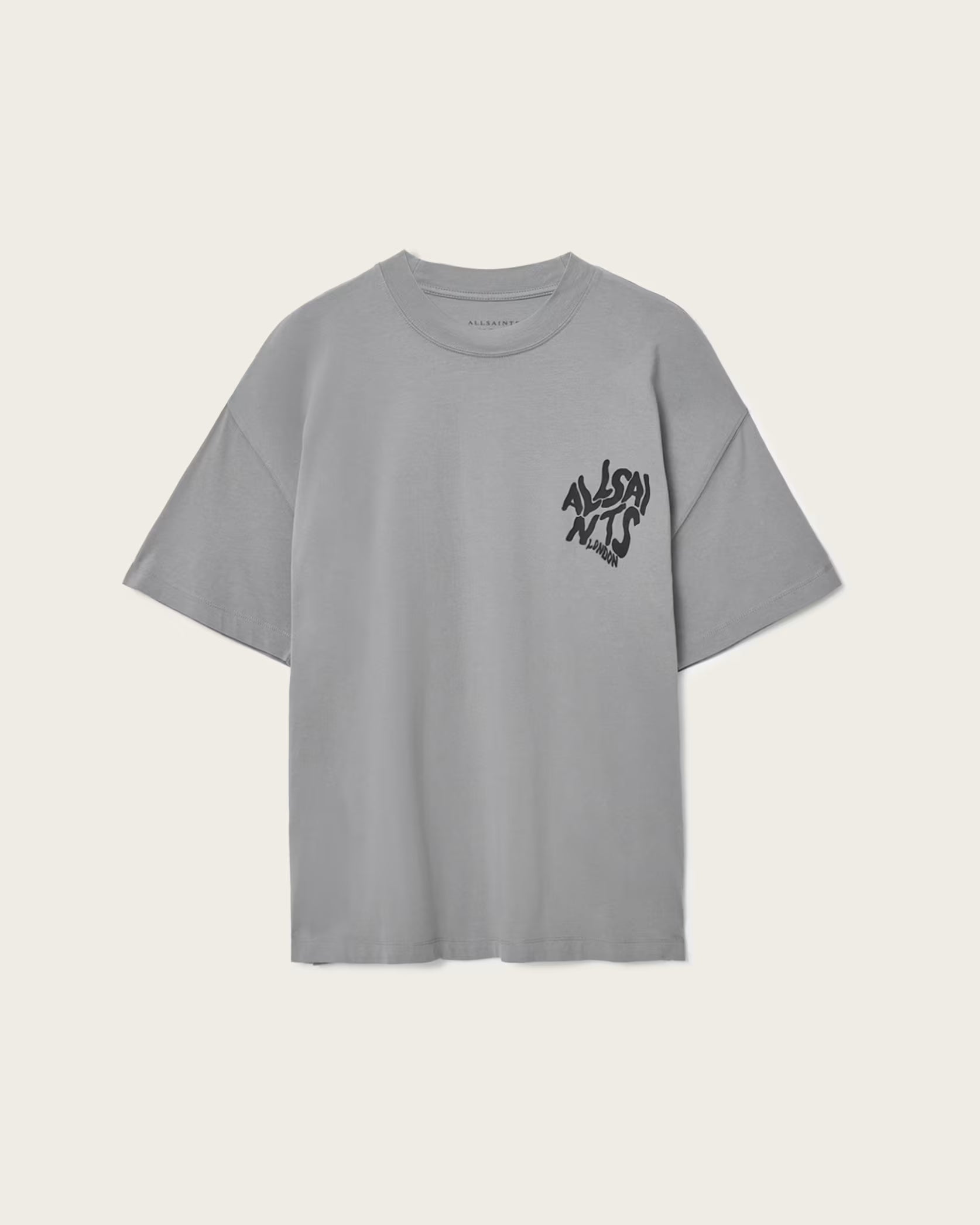 AllSaints Orlando Logo Print Oversized T-Shirt