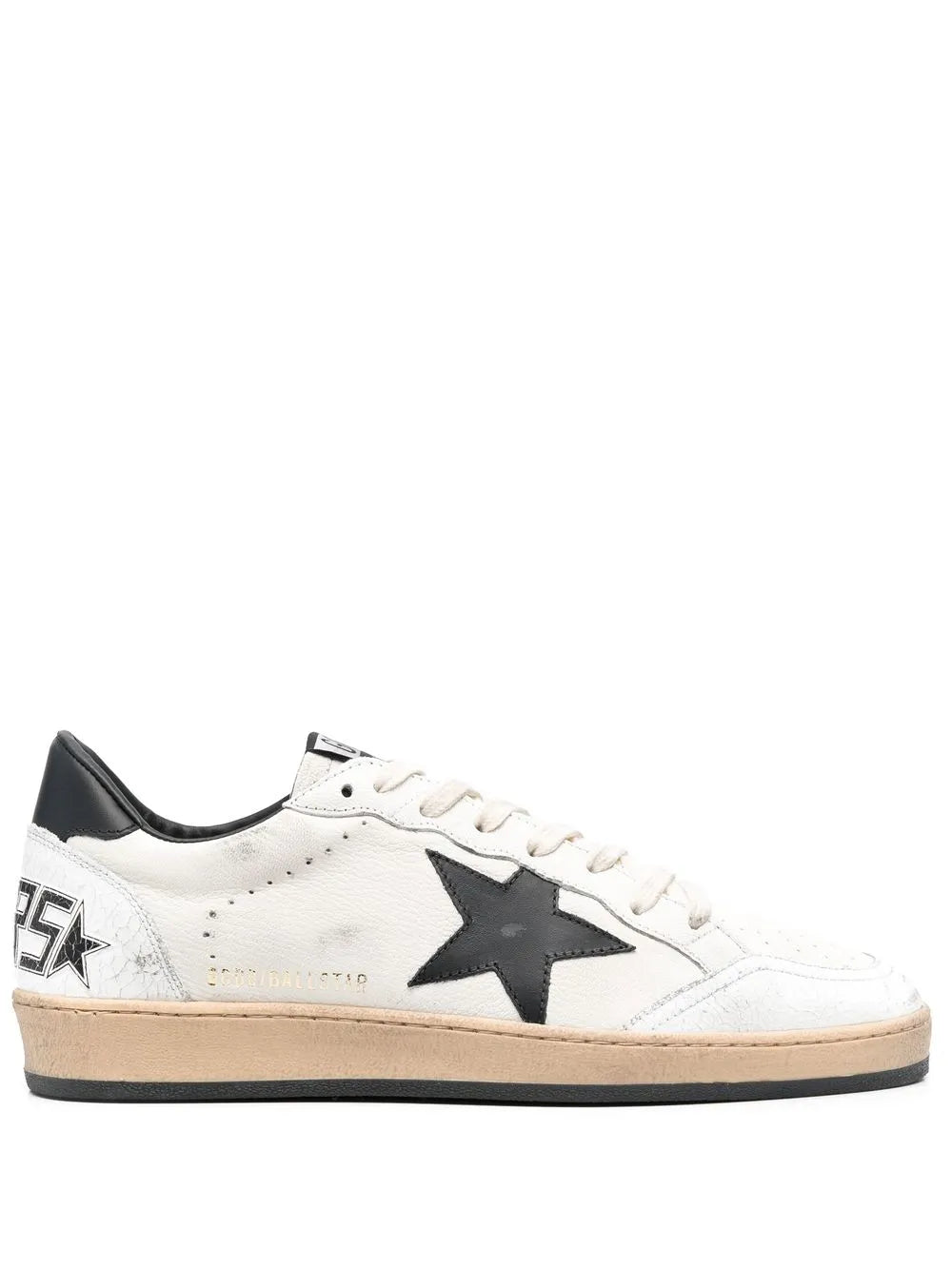 Golden Goose Ball Star white leather
