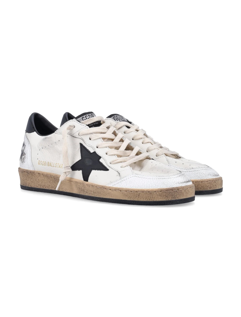 Golden Goose Ball Star white leather