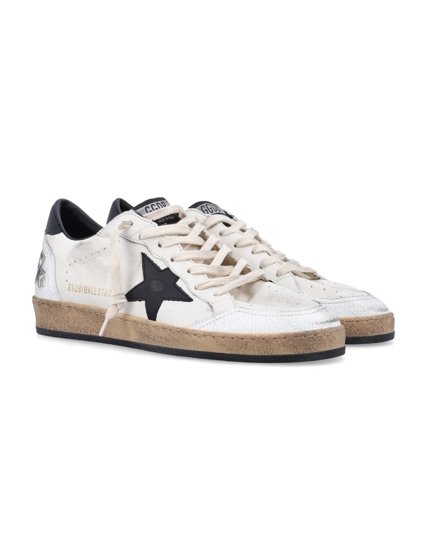 Golden Goose Ball Star white leather