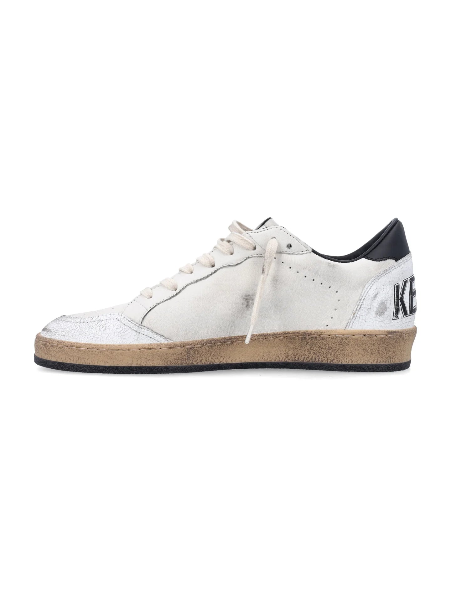 Golden Goose Ball Star white leather