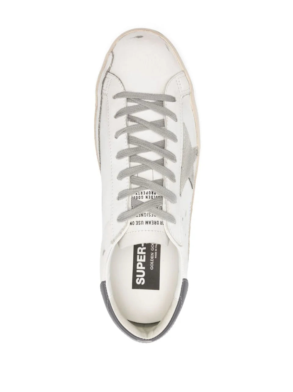 Golden Goose super-star white leather