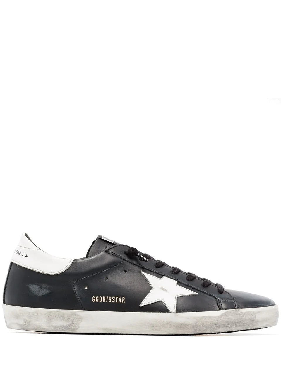 Golden Goose super-star black leather