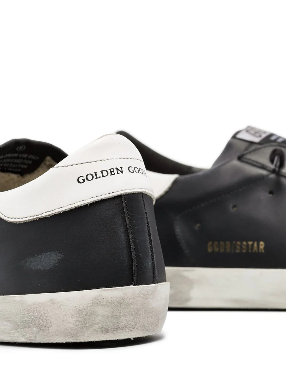 Golden Goose super-star black leather