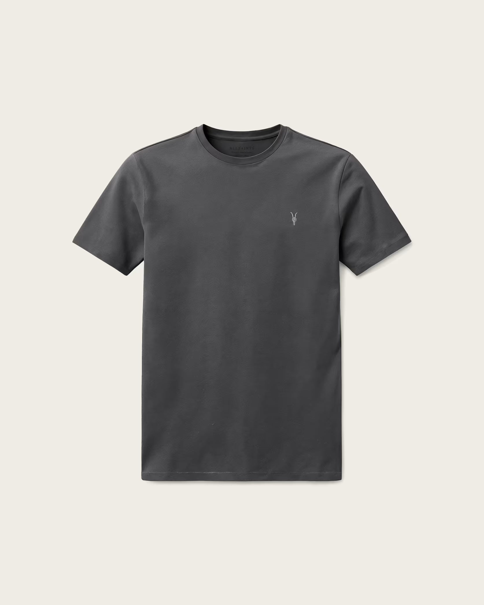 AllSaints Tonic Crew Neck Slim Ramskull T-Shirt