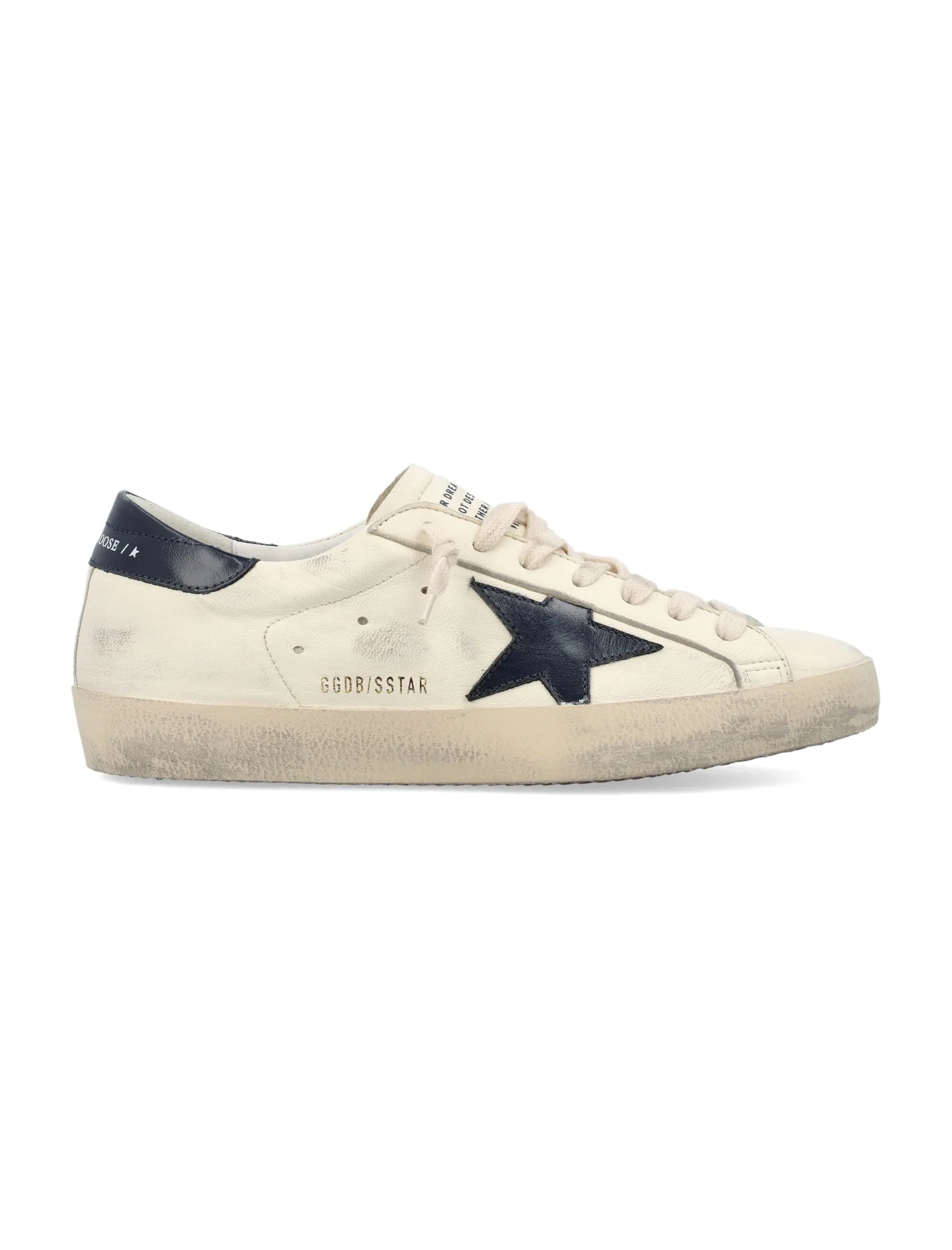 Golden Goose super-star white leather