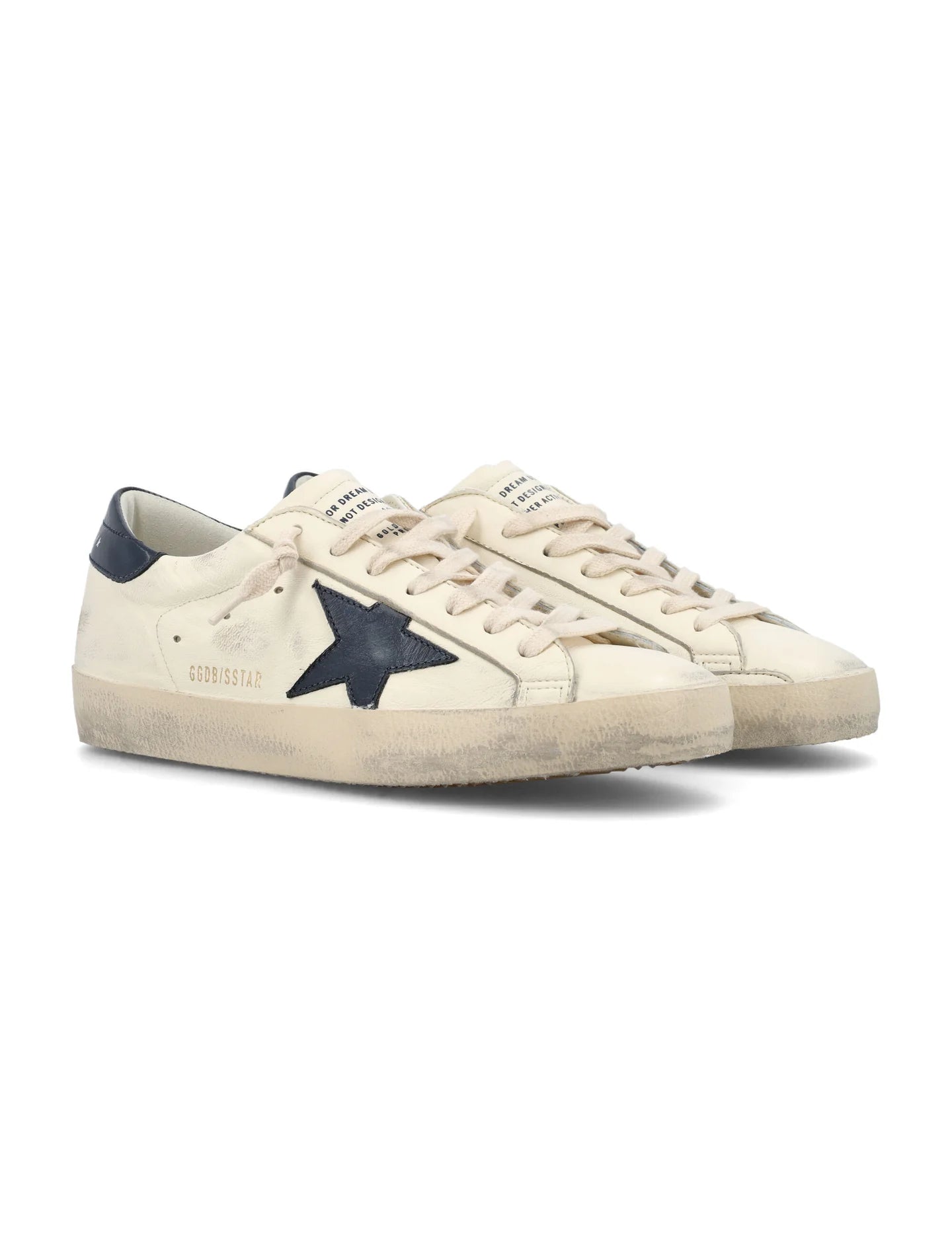 Golden Goose super-star white leather